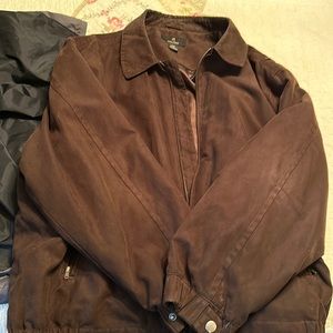 Gary player faux suede jacket size 3XL